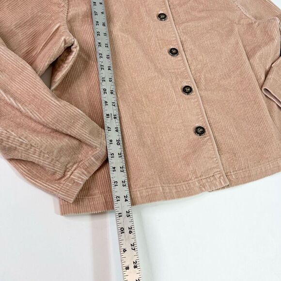 Orvis Jacket Shacket Womens 18 Corduroy Pink Button Up Lightweight Peach - Picture 5 of 9